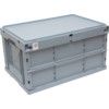 Foldable Euro Container, Polypropylene, Grey, 400x320x600mm thumbnail-4