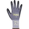 Mechanical Hazard Gloves, Black/Grey, Nylon/Spandex Liner, Polyurethane Coating, EN388: 2016, 4, 1, 2, 1, X, Size 8 thumbnail-1