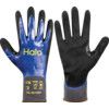 Mechanical Hazard Gloves, Black/Blue/Grey, Nylon Liner, Nitrile Coating, EN388: 2016, 4, 1, 3, 1, X, Size 9 thumbnail-0