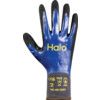 Mechanical Hazard Gloves, Black/Blue/Grey, Nylon Liner, Nitrile Coating, EN388: 2016, 4, 1, 3, 1, X, Size 9 thumbnail-1