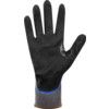 Mechanical Hazard Gloves, Black/Blue/Grey, Nylon Liner, Nitrile Coating, EN388: 2016, 4, 1, 3, 1, X, Size 9 thumbnail-2
