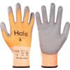Cut Resistant Gloves, 13 Gauge Cut B, Size 8, Grey & Orange, Nylon-PU Palm, EN388: 2016 thumbnail-0