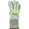 Cut Resistant Gloves, 13 Gauge Cut D, Size 8, Green & Grey, Nylon-PU Palm, EN388: 2016 thumbnail-3