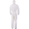 Disposable Chemical Protective Coverall, XL, Type 5/6, White, Tyvek 200, Zipper Closure thumbnail-1
