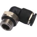 Push-Fit Pneumatic Fittings - Elbow Connector to Male Parallel thumbnail-0