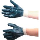 Heavy Duty Nitrile Coated Blue Gloves thumbnail-0