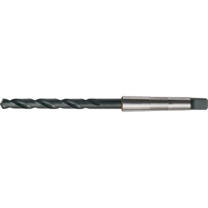 T100, Taper Shank Drill, MT2, 9/16in., High Speed Steel, Standard Length
