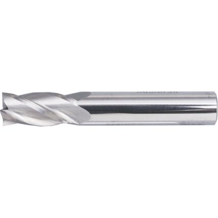 End Mill, Regular, Plain Round Shank, 11mm, Carbide, Uncoated