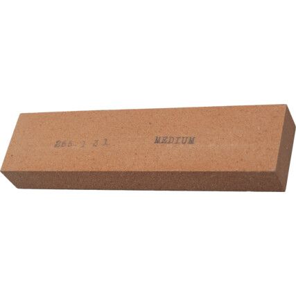 Bench Stone, Rectangular, Aluminium Oxide, Coarse, 200 x 50 x 25mm
