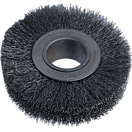Industrial Rotary Wire Brush - Crimped - 30 SWG  - 80x15x20mm