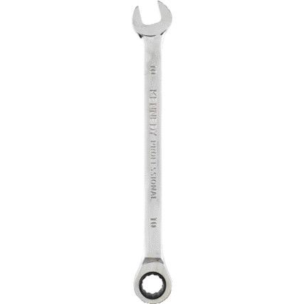 Single End, Ratcheting Combination Spanner, 27mm, Metric