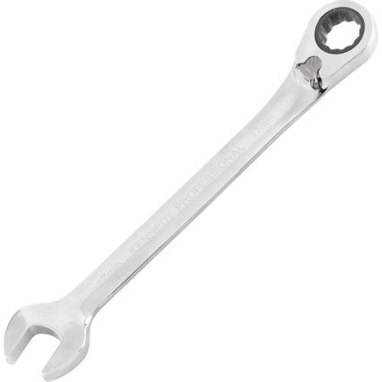 Single End, Ratcheting Combination Spanner, 17mm, Metric