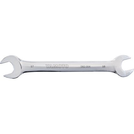 Single End, Open Ended Spanner, 6 x 7mm, Metric