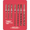 Masonry Drill Bit Set, 5-12mm x 110-160mm, SDS, 7 Pack thumbnail-0