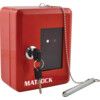Emergency Key Cabinet, 1 Key Capacity, Red, Steel, 151 x 118 x 70mm thumbnail-0