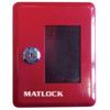 Emergency Key Cabinet, 1 Key Capacity, Red, Steel, 151 x 118 x 70mm thumbnail-2