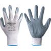 Tuffoam Mechanical Hazard Gloves, Grey/White, Nylon Liner, Nitrile Coating, EN388: 2016, 3, 1, 2, 1, X, Size 7 thumbnail-0