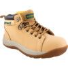Mens Safety Boots Size 11, Tan, Leather, Steel Toe Cap thumbnail-0