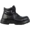 Unisex Safety Boots Size 8, Black, Leather, Water Resistant, Steel Toe Cap thumbnail-1