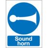Sound Horn Rigid PVC Sign 420mm x 594mm thumbnail-0