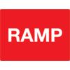 Ramp Wall-fix Class 2 Reflective Aluminium Sign 600mm x 450mm thumbnail-0