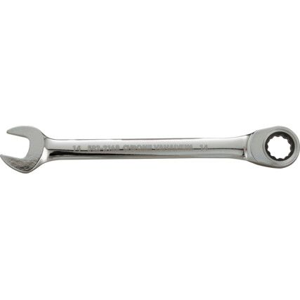 Single End, Ratcheting Combination Spanner, 14mm, Metric