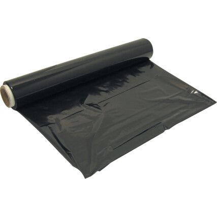 Stretch Wrap Roll - 100mm x 150M - 25 Micron - Standard Core Black