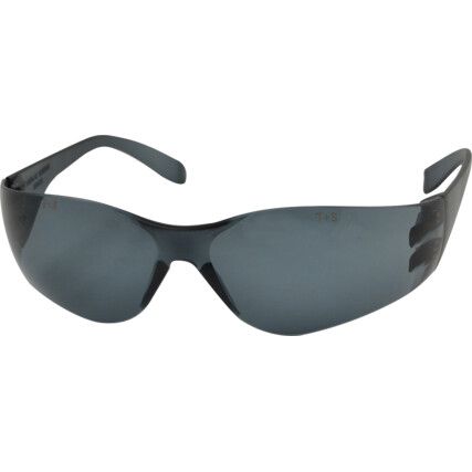 Safety Glasses, Smoke Lens, Frameless, Clear Frame, High Temperature Resistant/Impact-resistant/Scratch-resistant/Sun Glare/UV-resistant